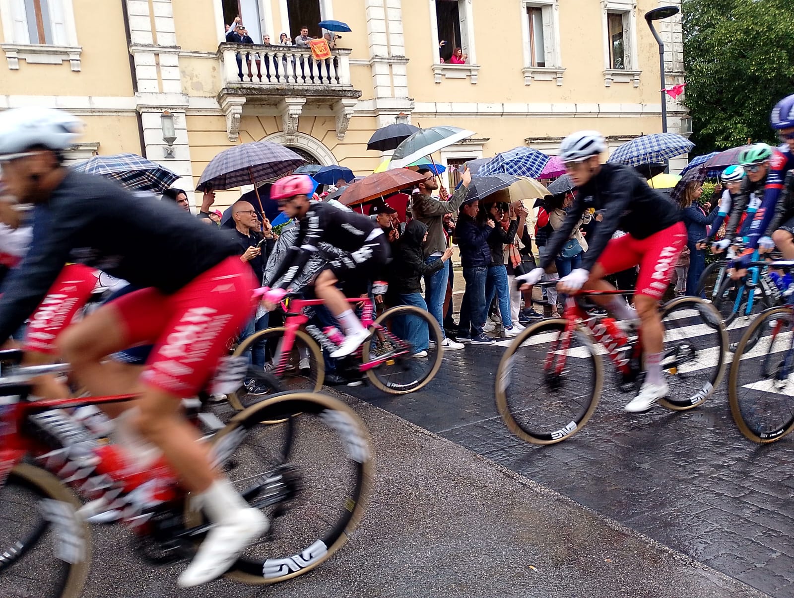 Piazzola sul Brenta alla partenza del Giro d’Italia